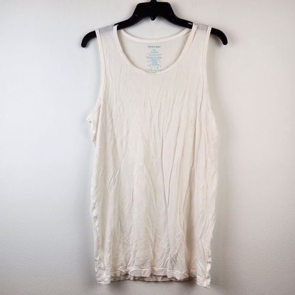 Tommy John second skin 2 bundle pajama tops Large cream - Picture 1 of 5